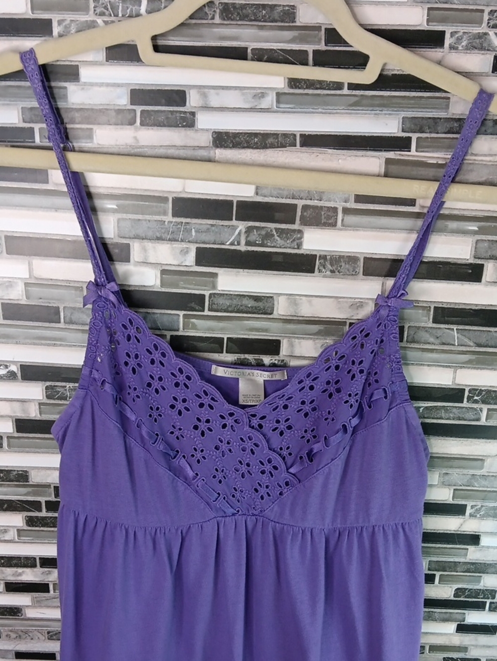 Victoria's Secret Purple Babydoll XS/TP/XP Camisole Y2k Loungewear - Picture 4 of 11